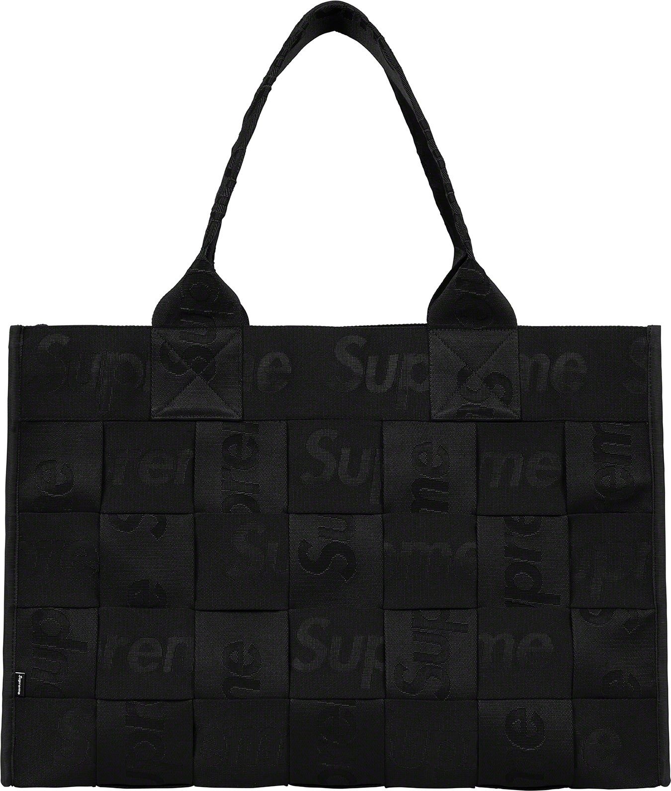 Woven Large Tote view 4